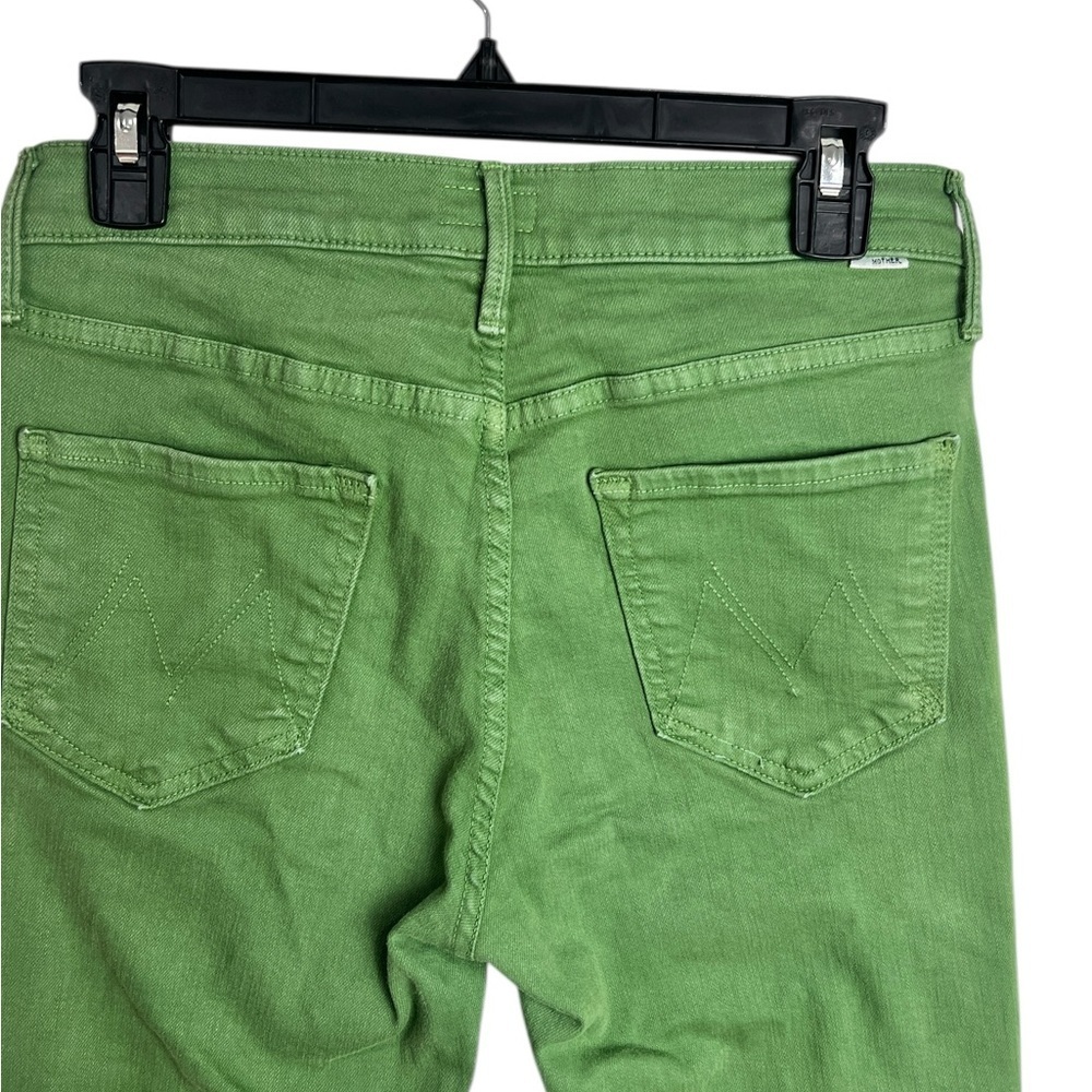 Mother The Mid Rise Dazzler Ankle Fray Play Date in Juniper Size 29 - Picture 8 of 13
